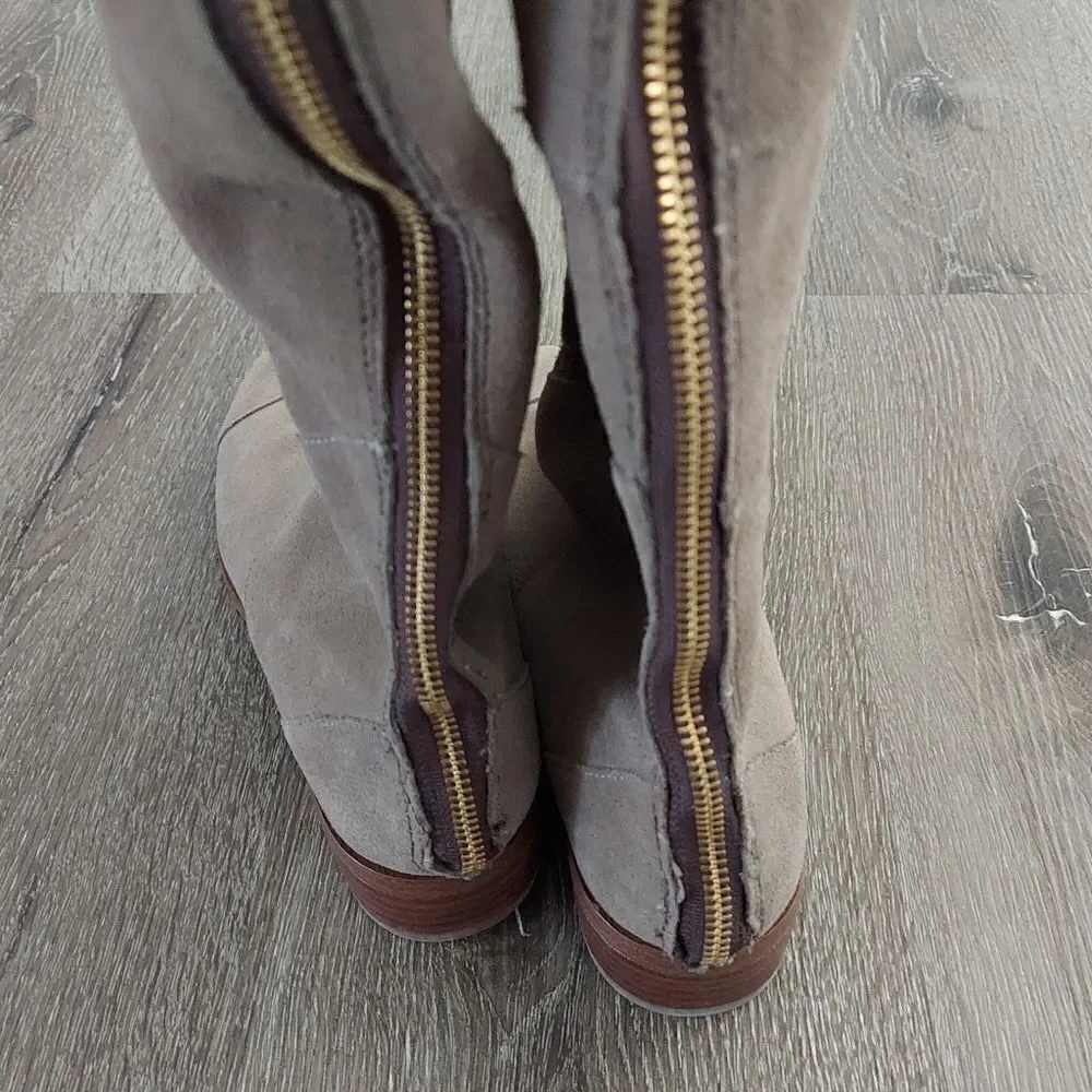 Sole Society Tiff Over The Knee Boots Taupe Size 8.5